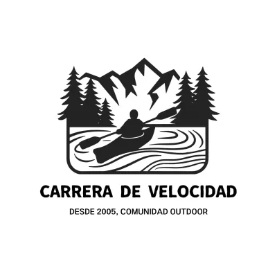 logotipo minimal outdoor negro