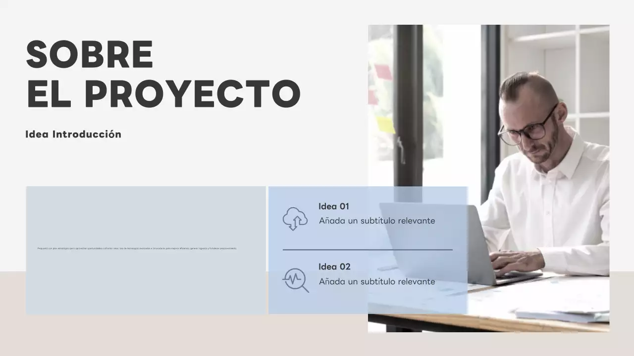 documento del plan de empresa grey modern