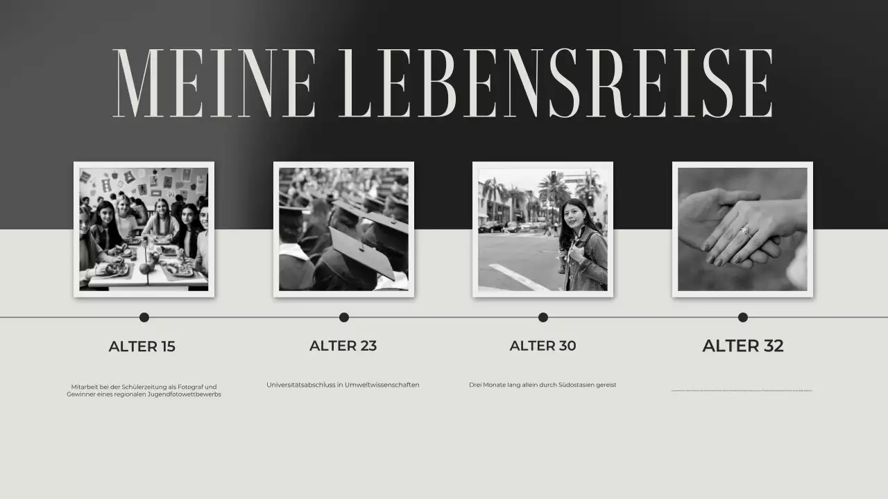 graue ästhetische klassische einführung portfolio präsentation