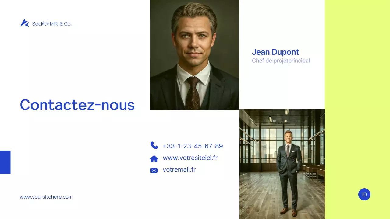 Document de proposition de projet vert moderne