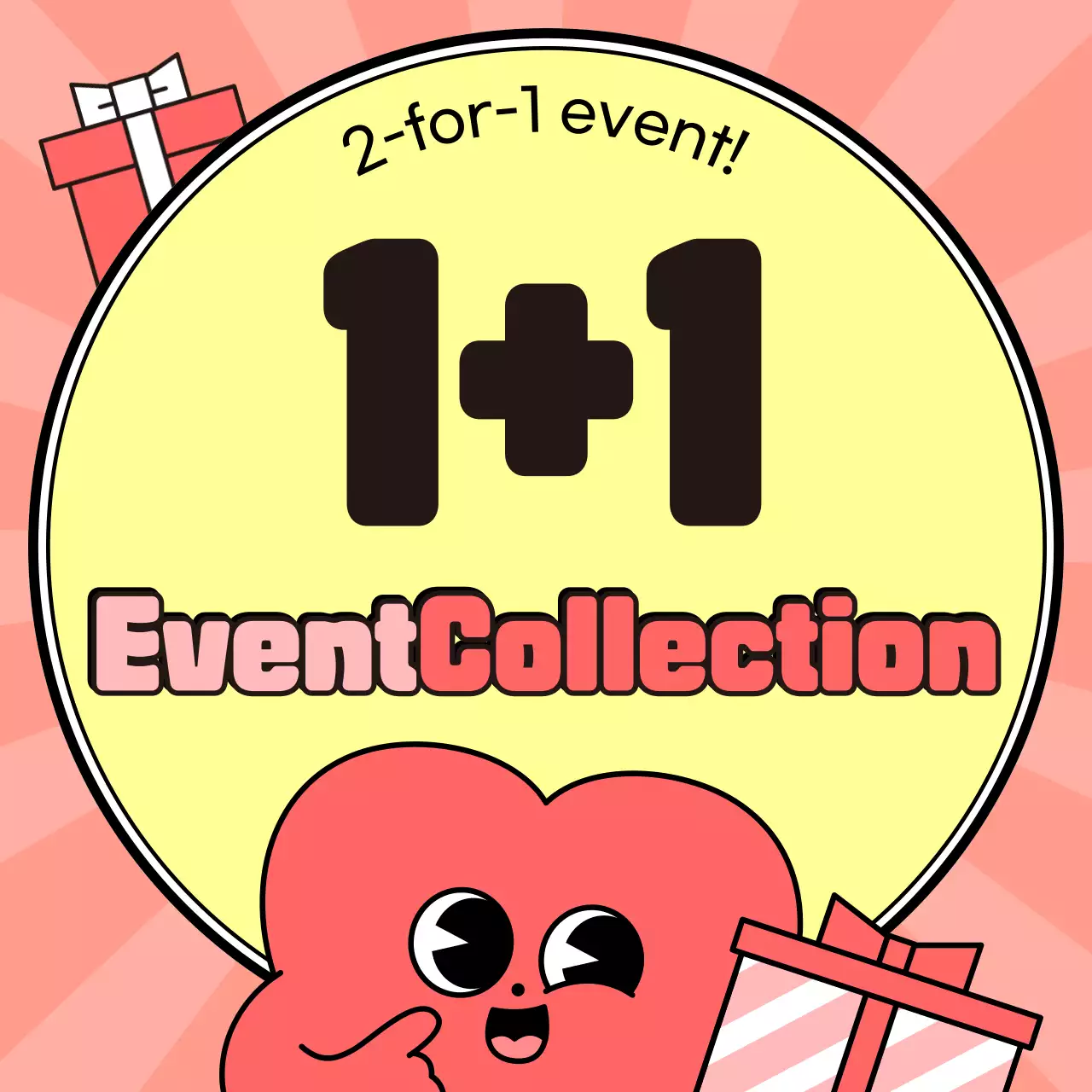 Carrossel de promoção de eventos Coral Retro Instagram