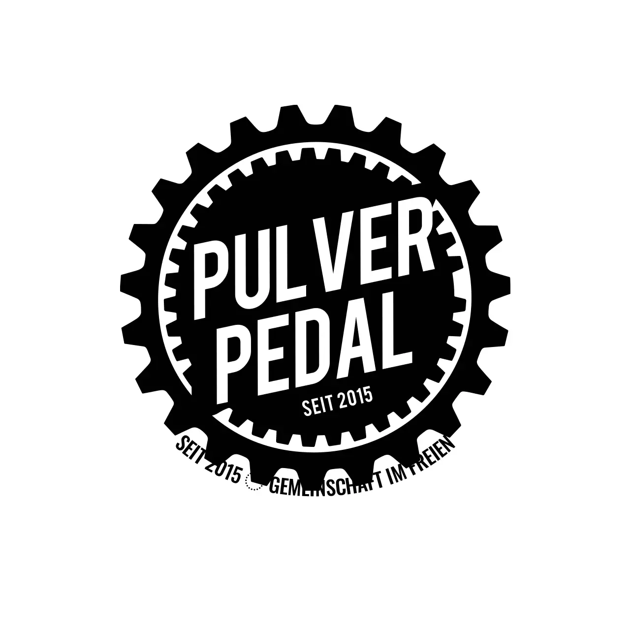 schwarzes minimalistisches Gemeinschaftslogo