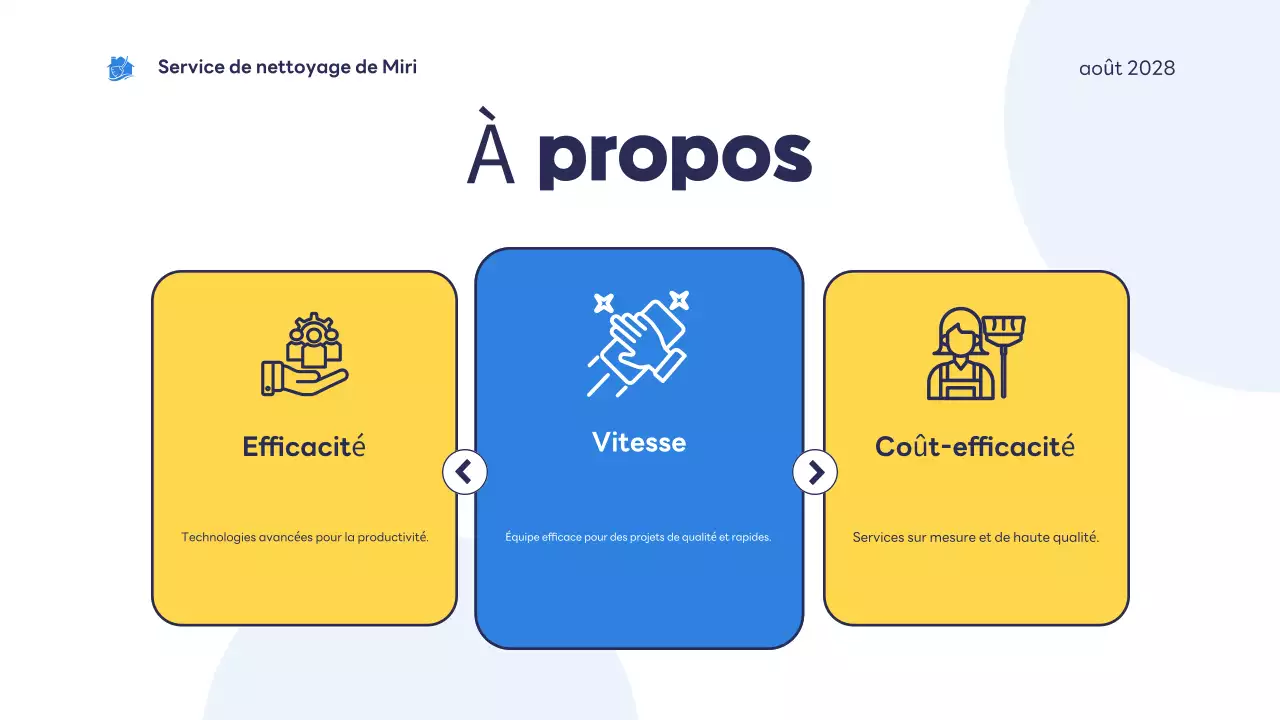 blue modern cleaning service introduction