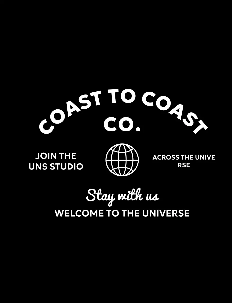 Black modern logo design