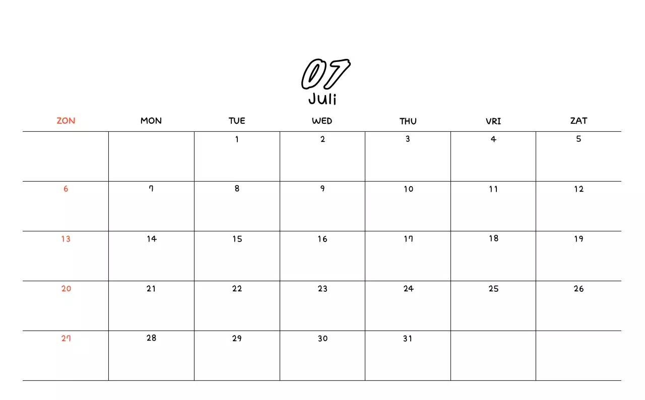 Schattige fotokalender