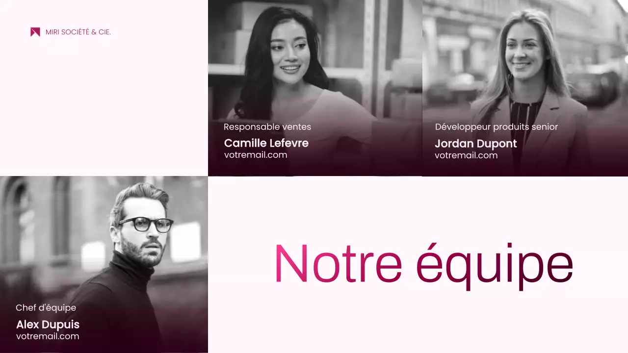 document de proposition de projet moderne rose