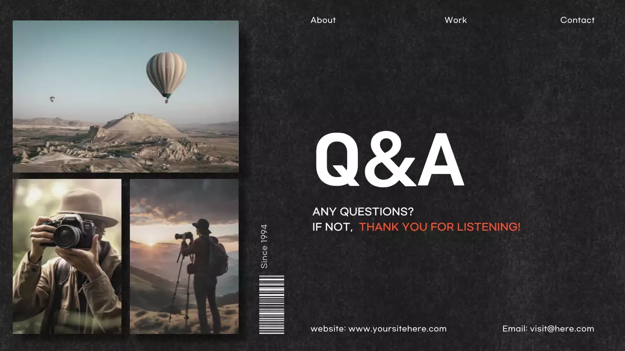 Trình bày danh mục đầu tư hiện đại màu đen