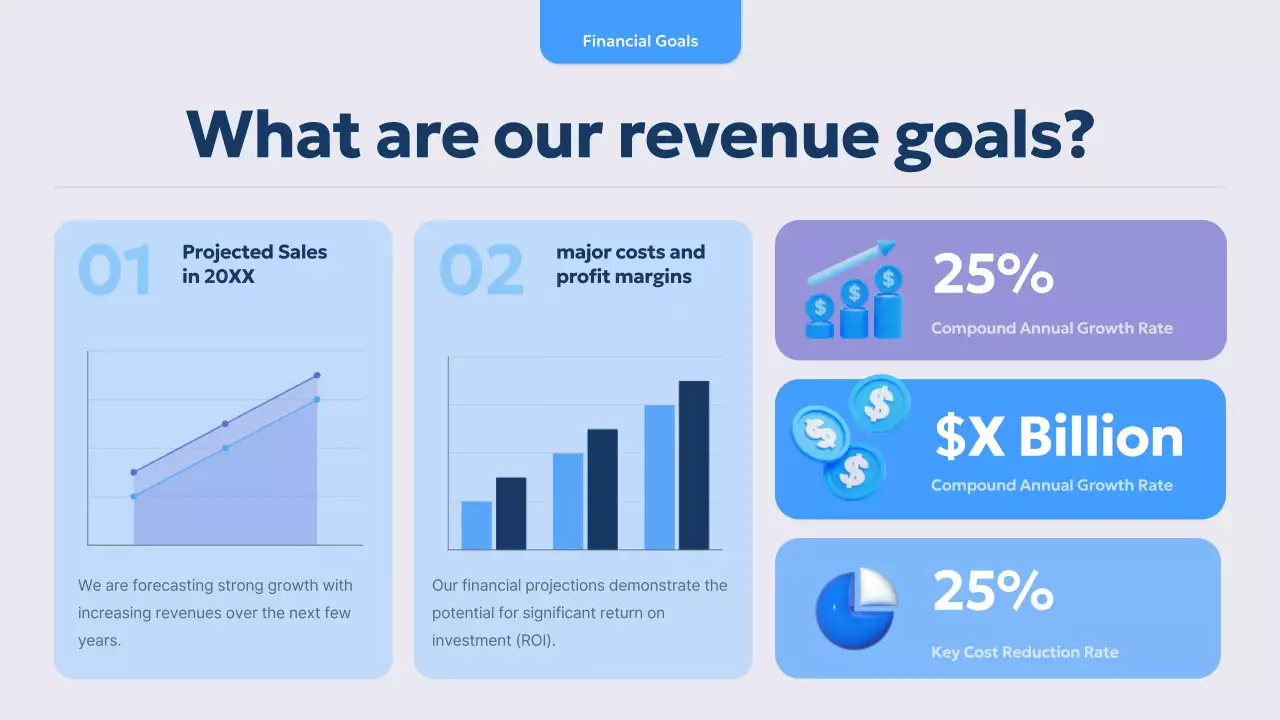 블루 모던 스타트업 피치 프레젠테이션