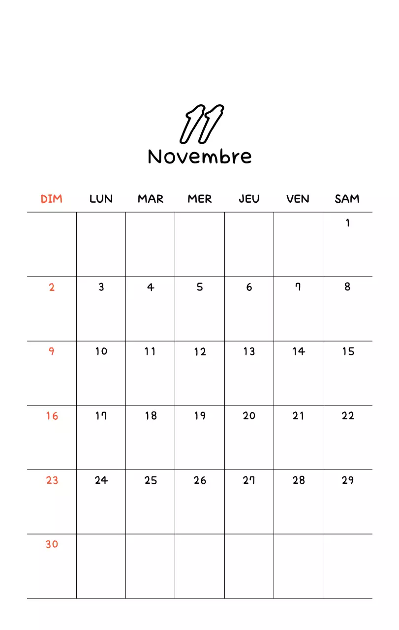 Calendrier photo du Nouvel An