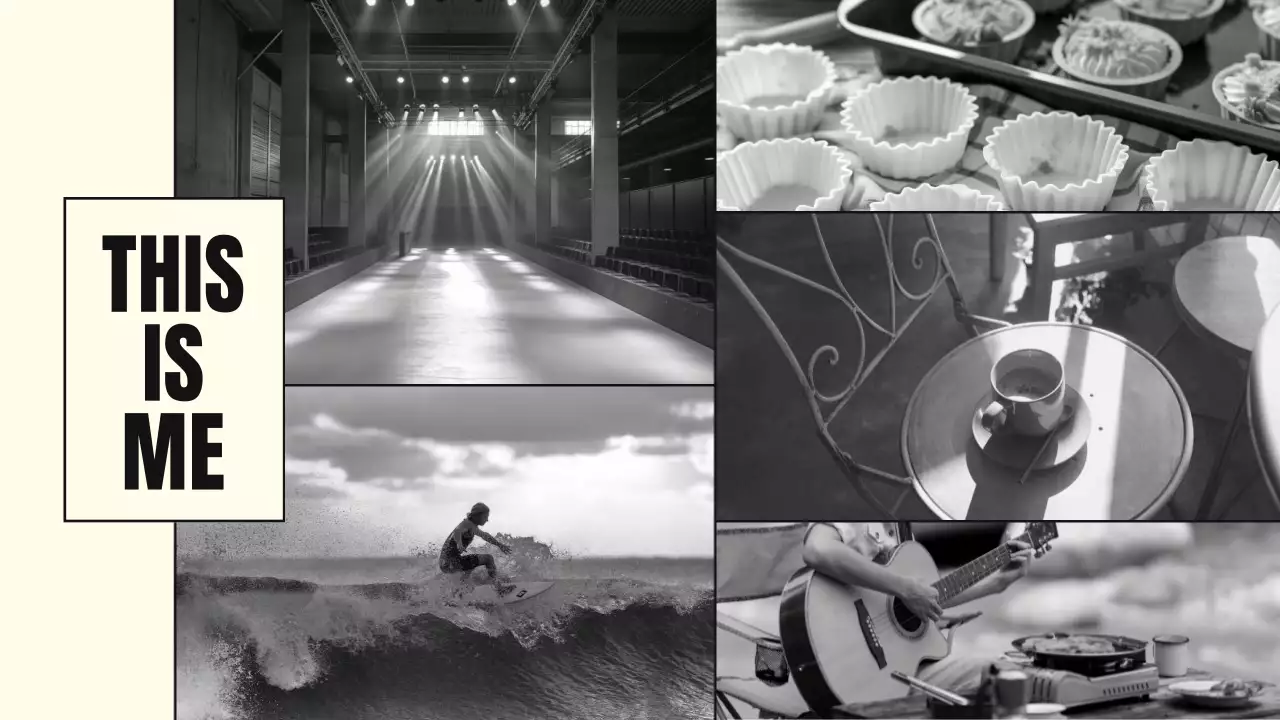 Presentasi Pengenalan Pribadi Minimal Beige