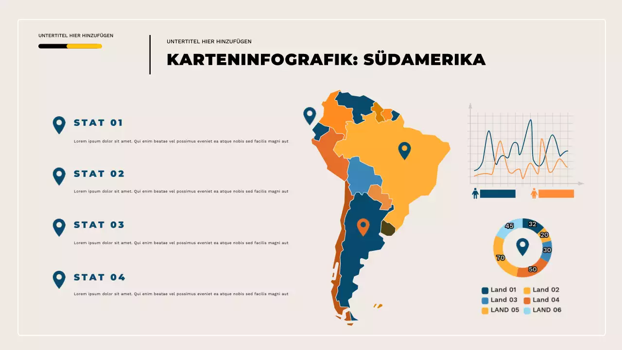 blaue moderne Welt infografischer Leitfaden