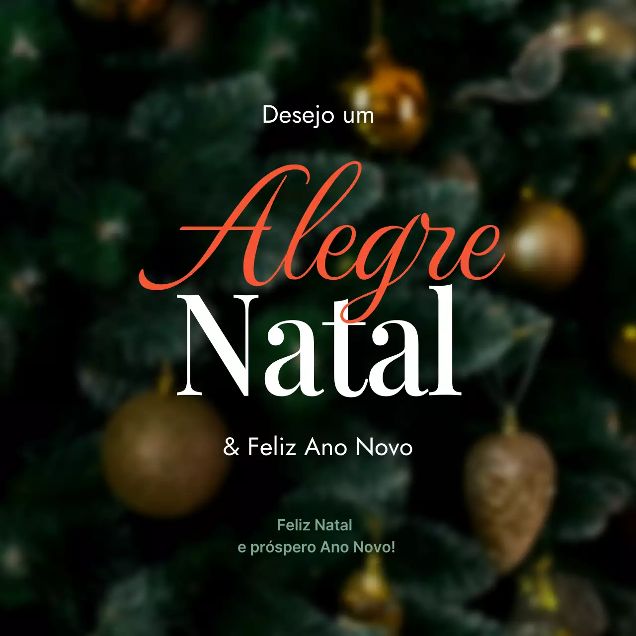 Cartão de Natal clássico abstrato