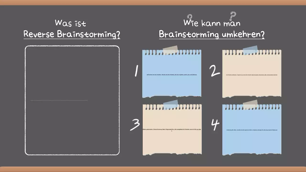 Grey Vintage Brainstorming Präsentation