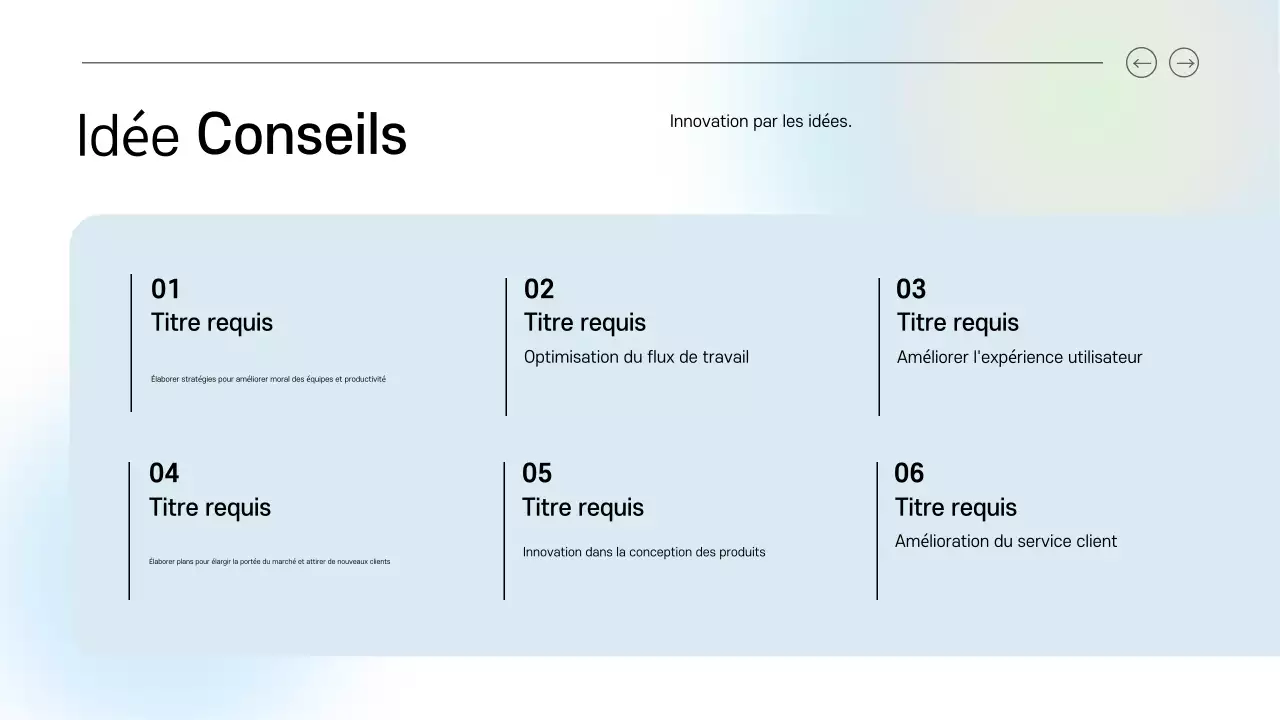 guide de brainstorming numérique bleu et vert propre
