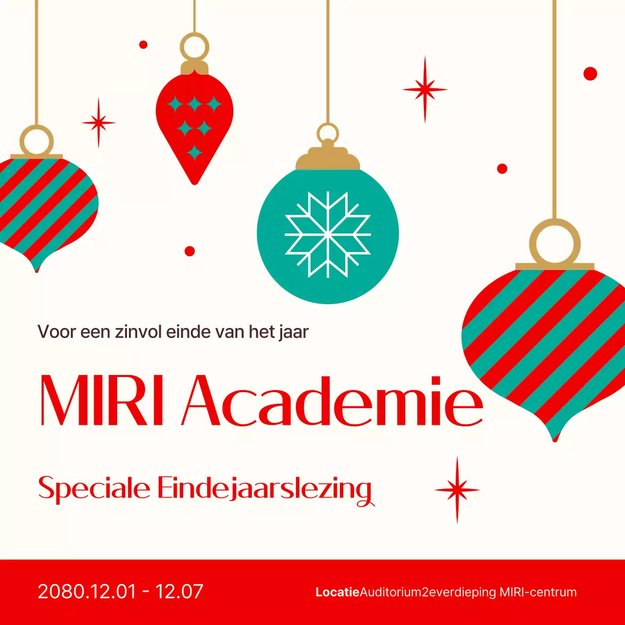 Beige Modern Eindejaarsspecial