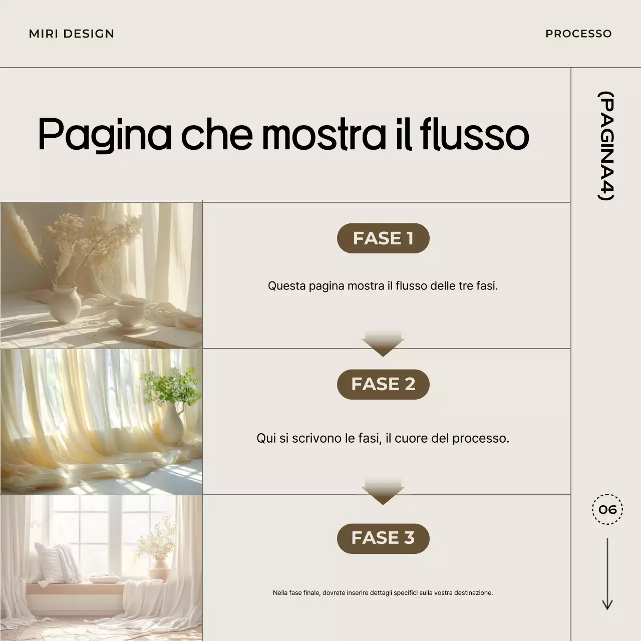 Carta semplice beige Modello di notizia
