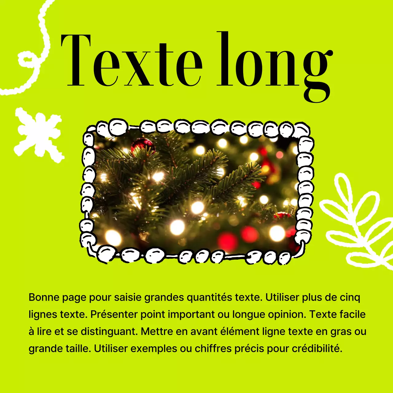 Promouvoir vos nouvelles annuelles simples