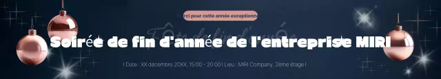 Fêtes de fin d'année bleu marine chic