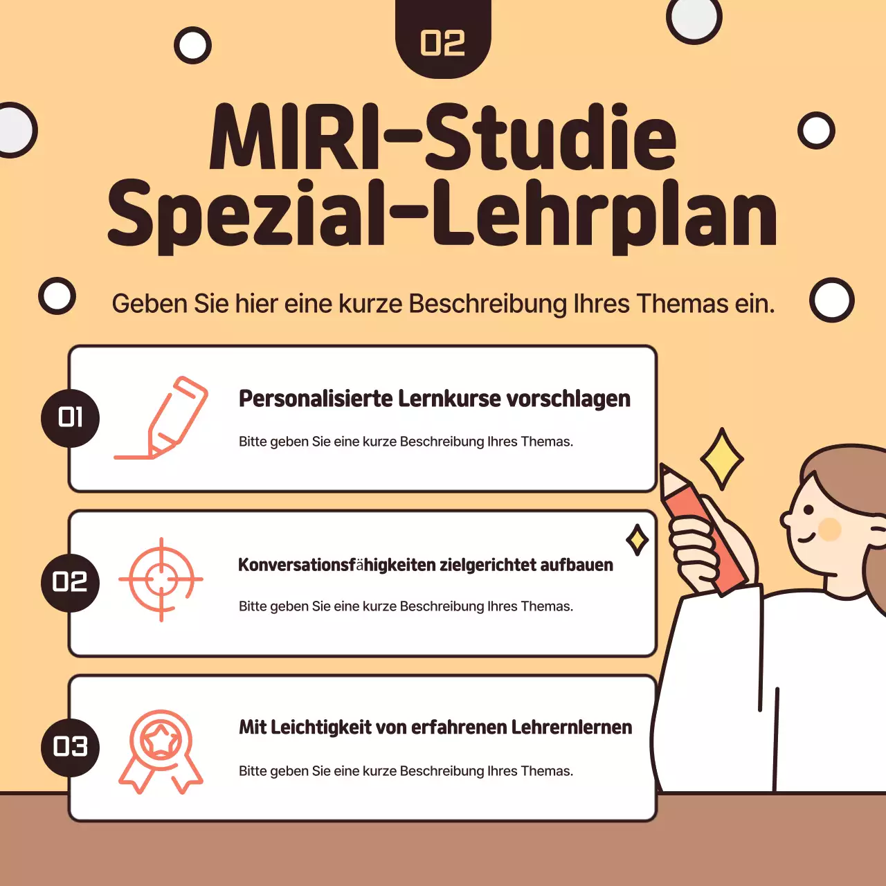 Rekrutierung von hellblauen Praktikanten