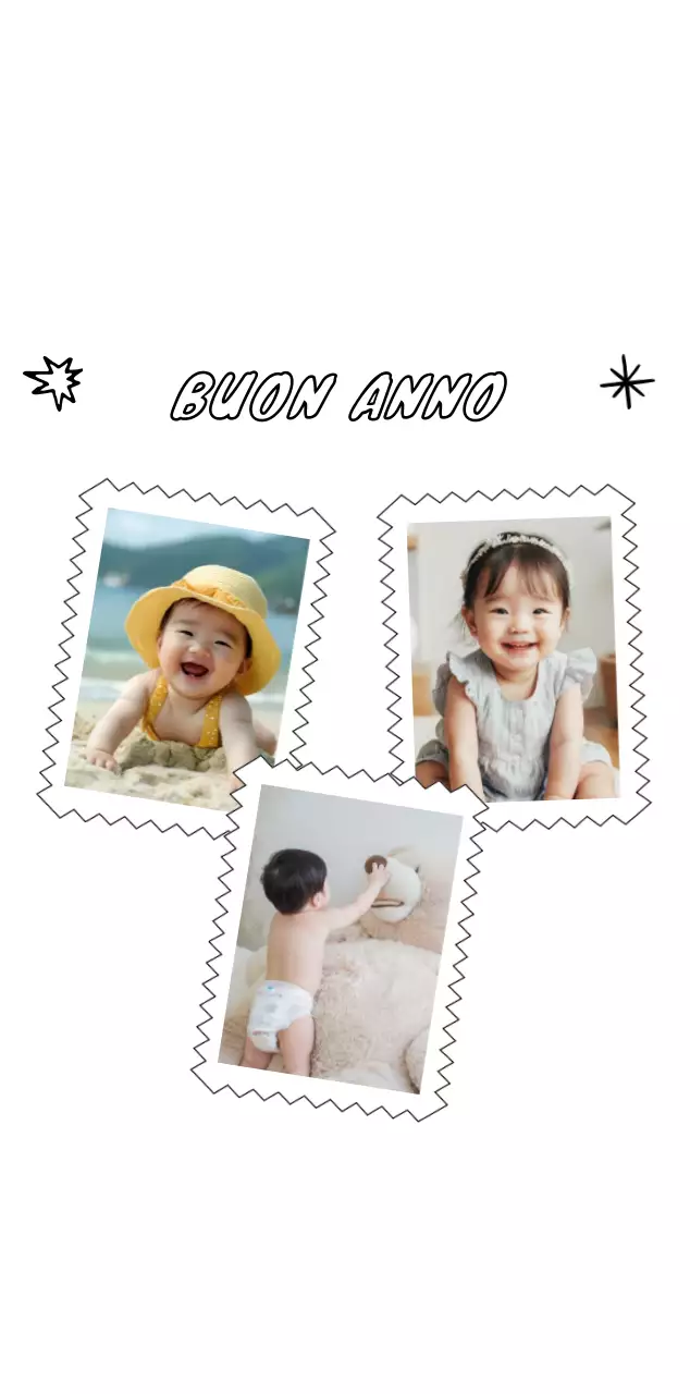 Auguri di buon anno in bianco