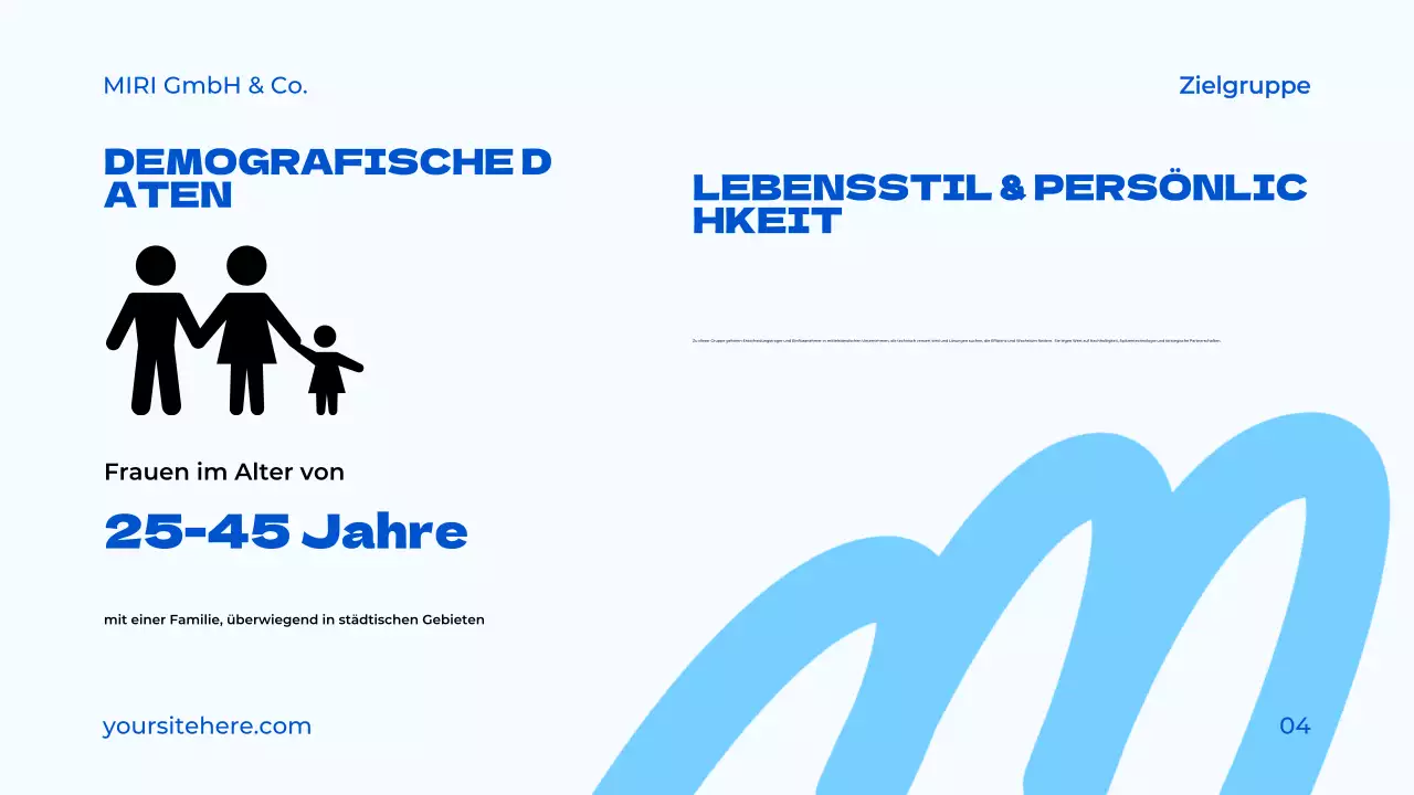 blue modern Projektantragsdokument