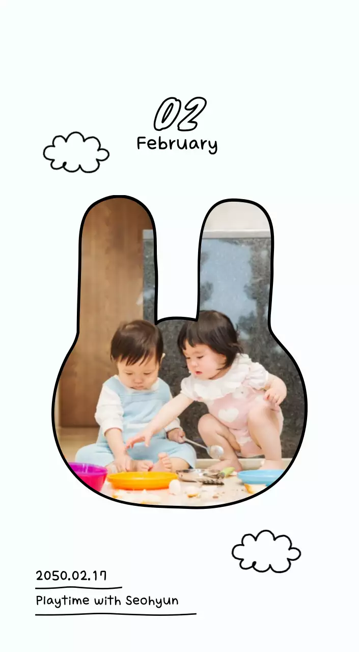 Adorable photo calendar