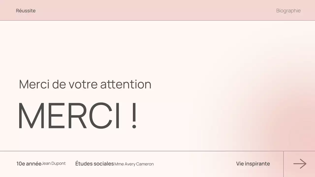 cours de biographie moderne rose