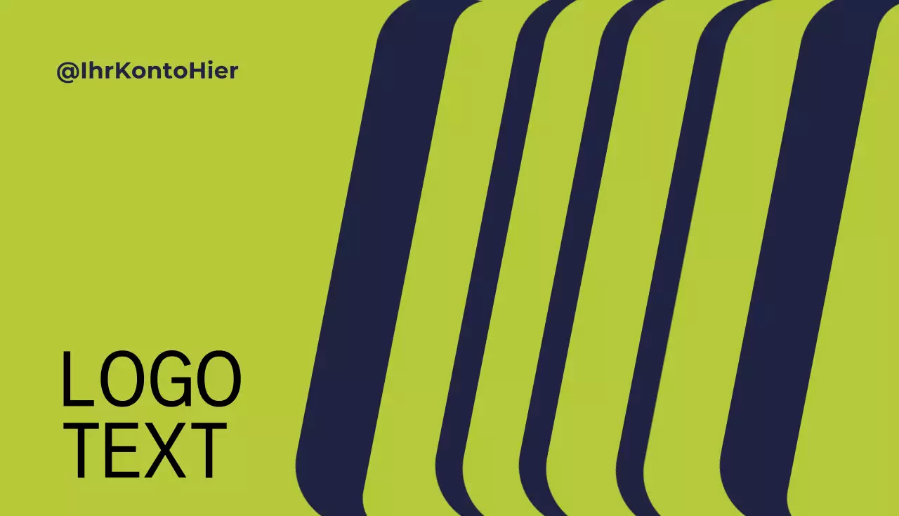 Grüne moderne Berater-Visitenkarte