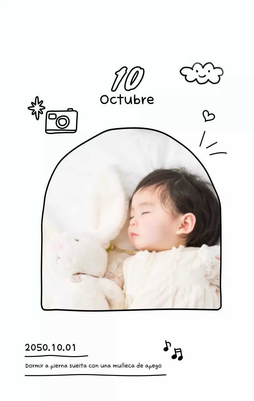 Bonito calendario con fotos de Año Nuevo