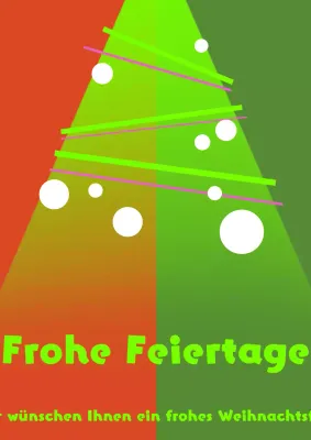 Green Pop Weihnachtsfeierlichkeiten