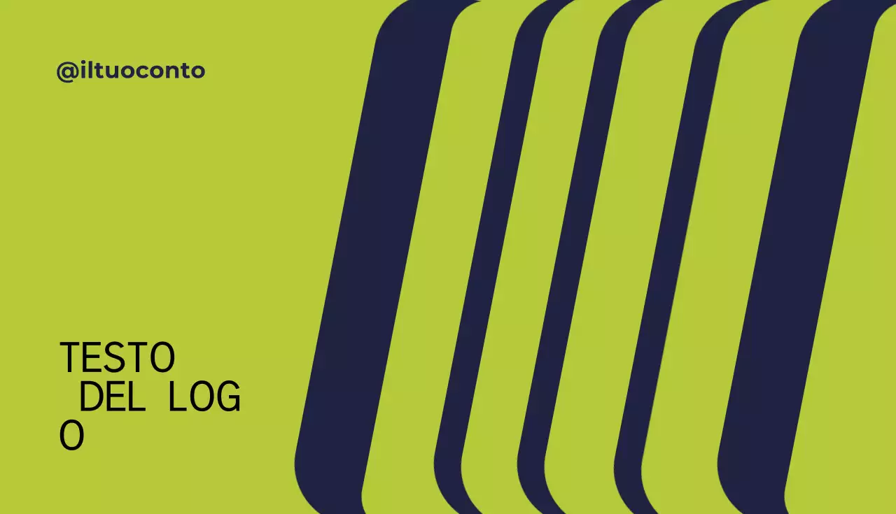 Biglietto da visita verde moderno per consulenti