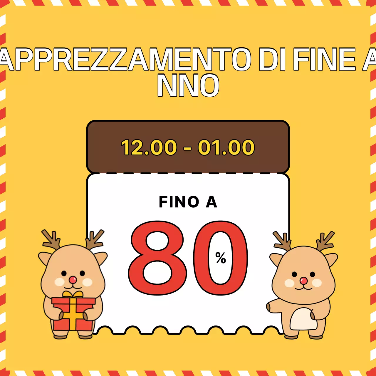 Rosso Semplice Vendita di Natale