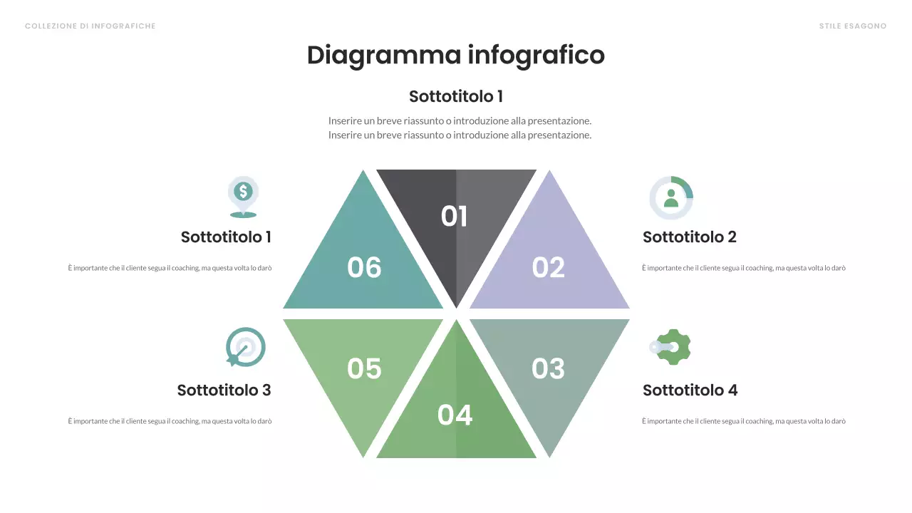 layout infografico moderno e colorato
