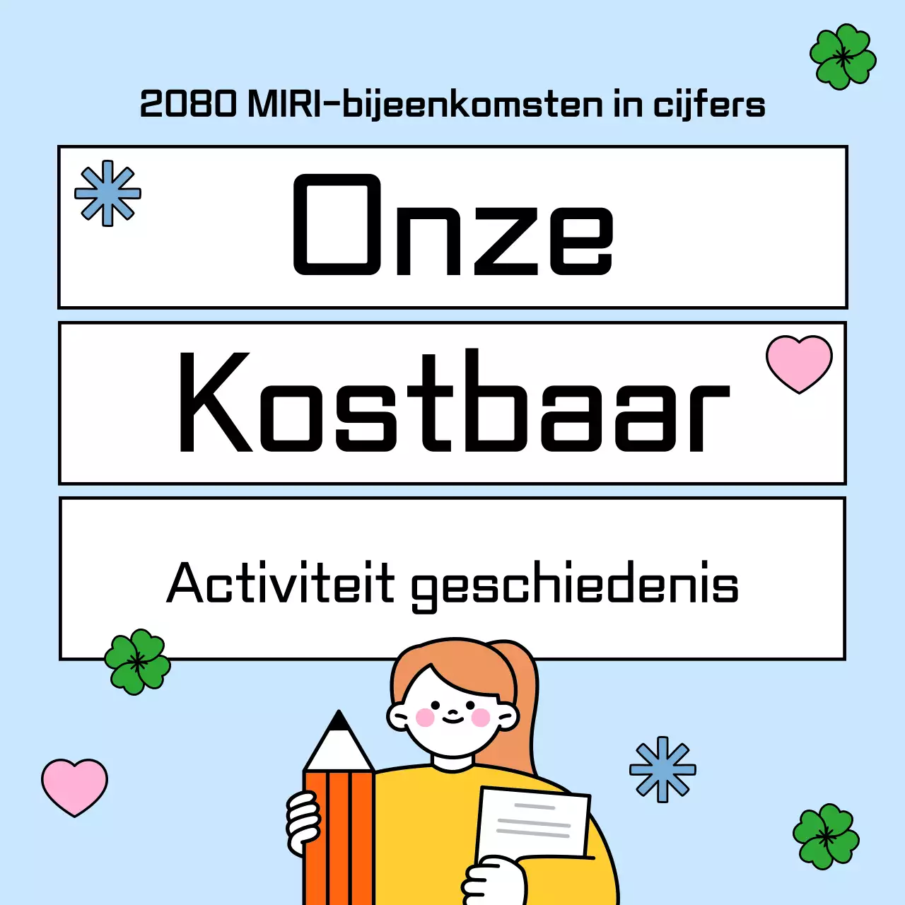 Schattige lichtblauwe agenda