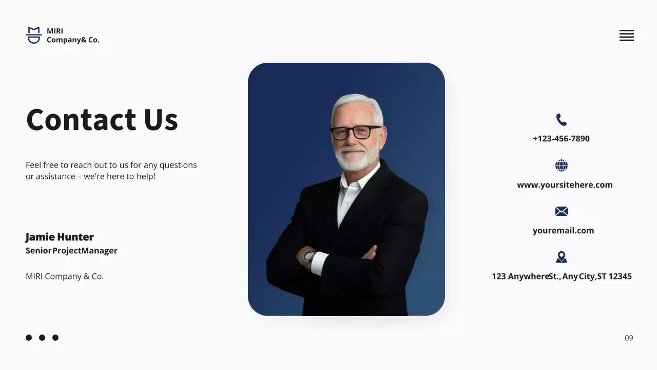 Presentasi Proposal Proyek Modern Biru