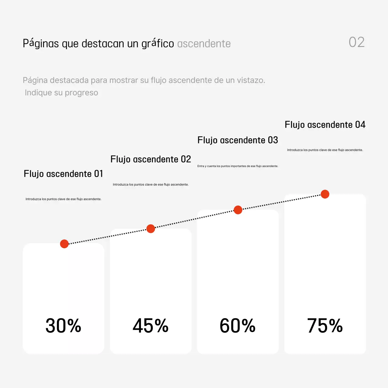 Anuncios de noticias modernos en gris