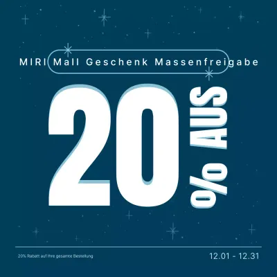 Blau Einfacher Verkauf