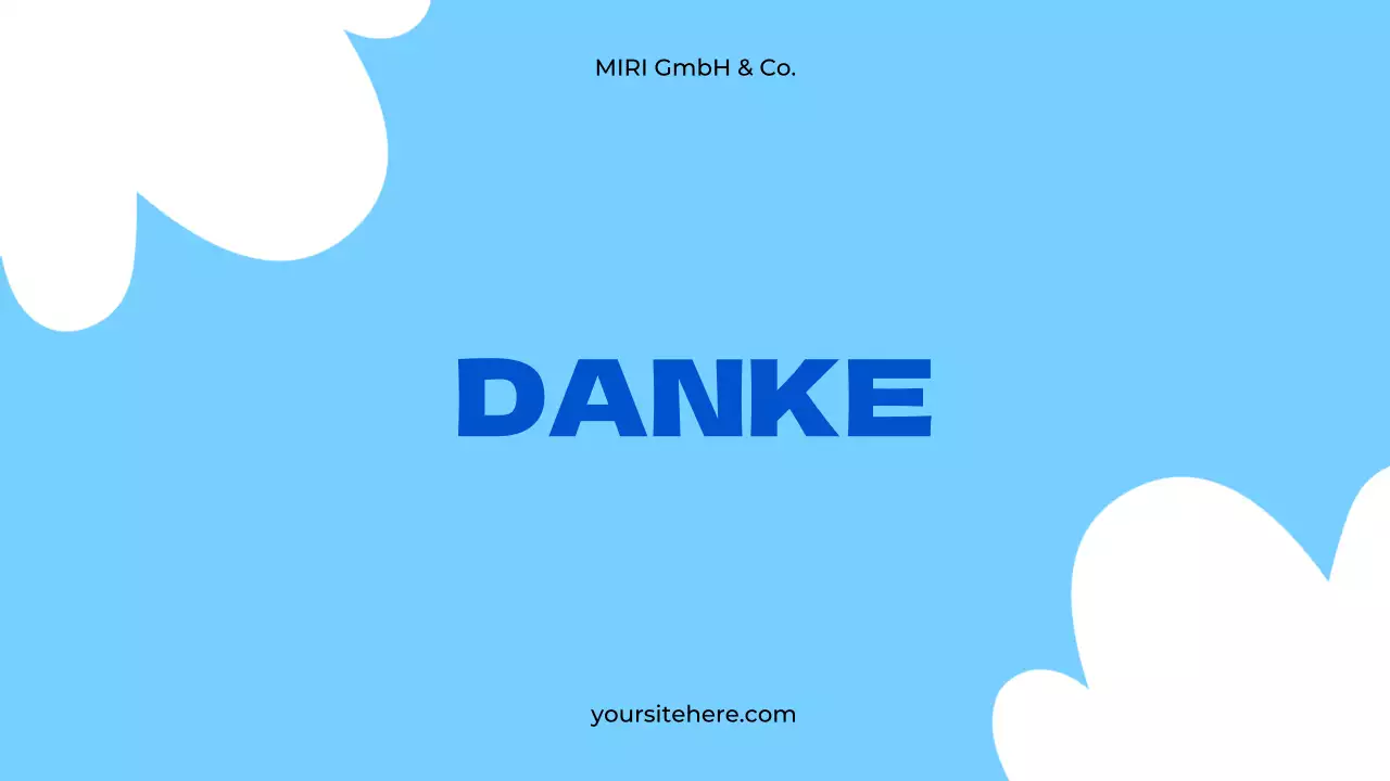 blue modern Projektantragsdokument