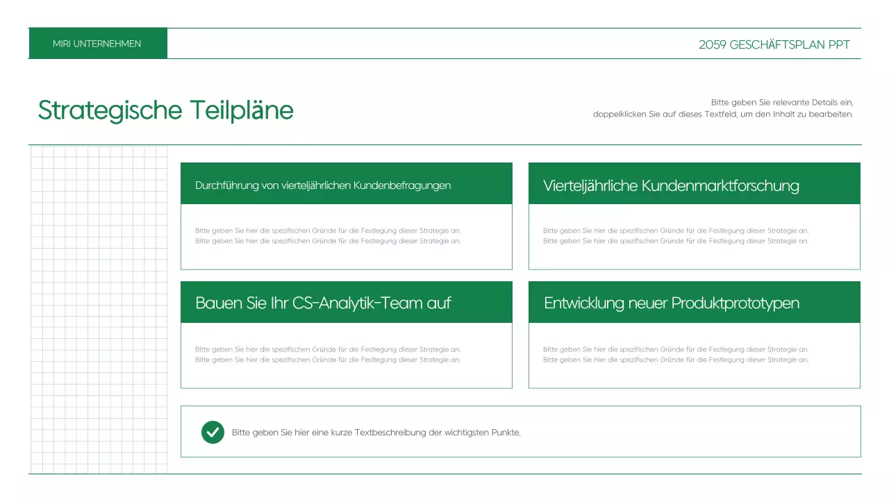 Zusammenfassung Planung eines sauberen Arbeitsplans