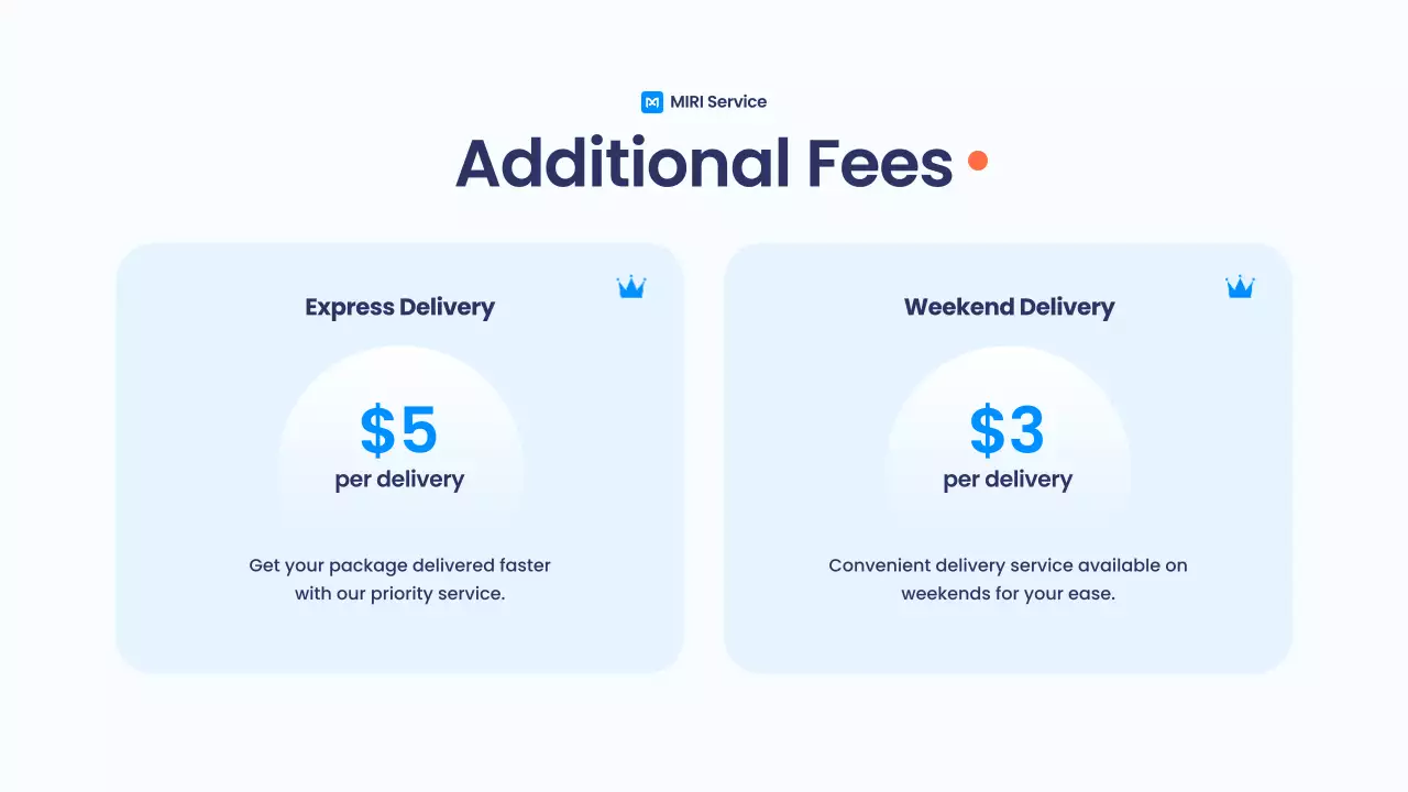 블루모던 딜리버리 프로모션 프리젠테이션