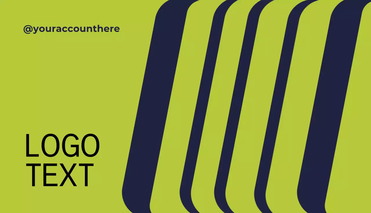 Navy Modern Business Card