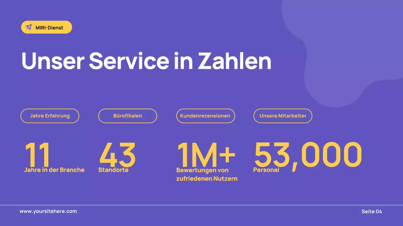 lila moderne Verkehrsmittelwerbung