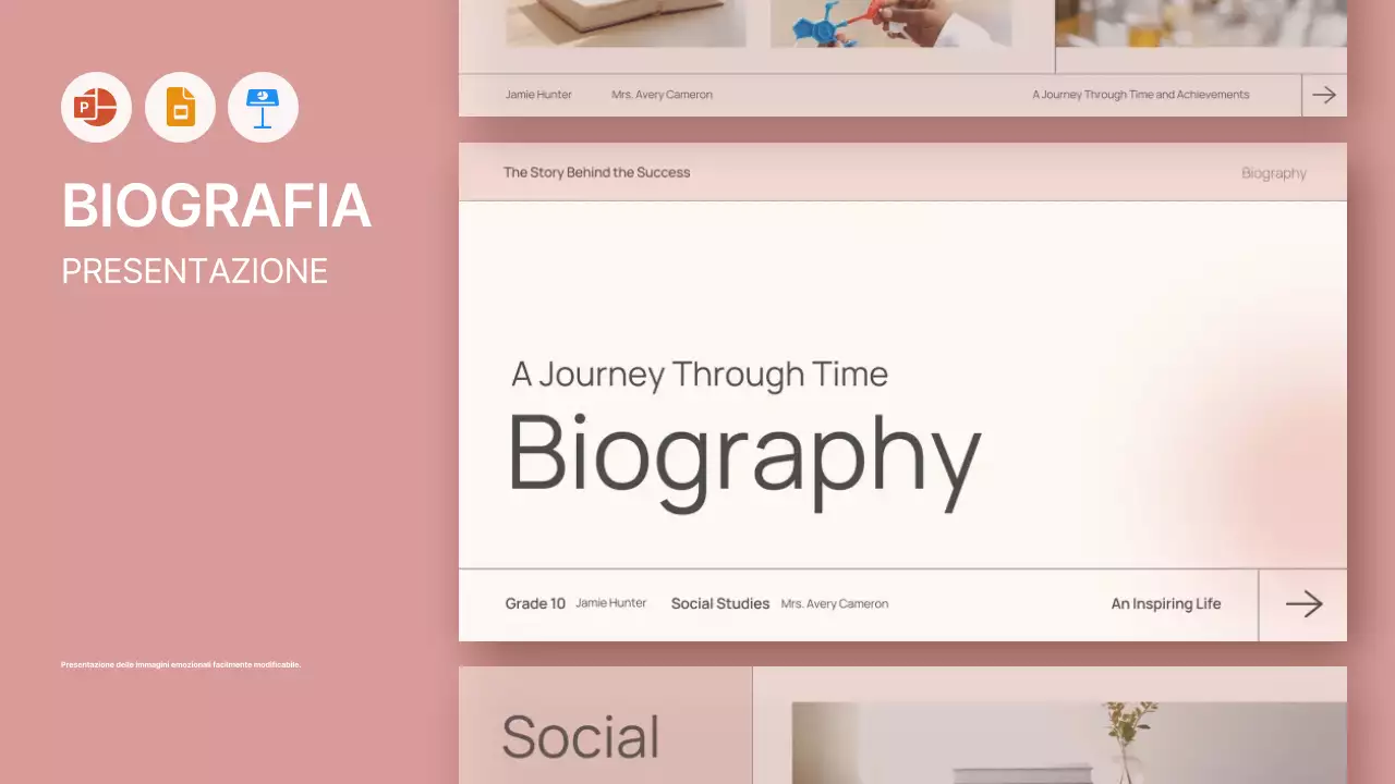 classe rosa biografia moderna