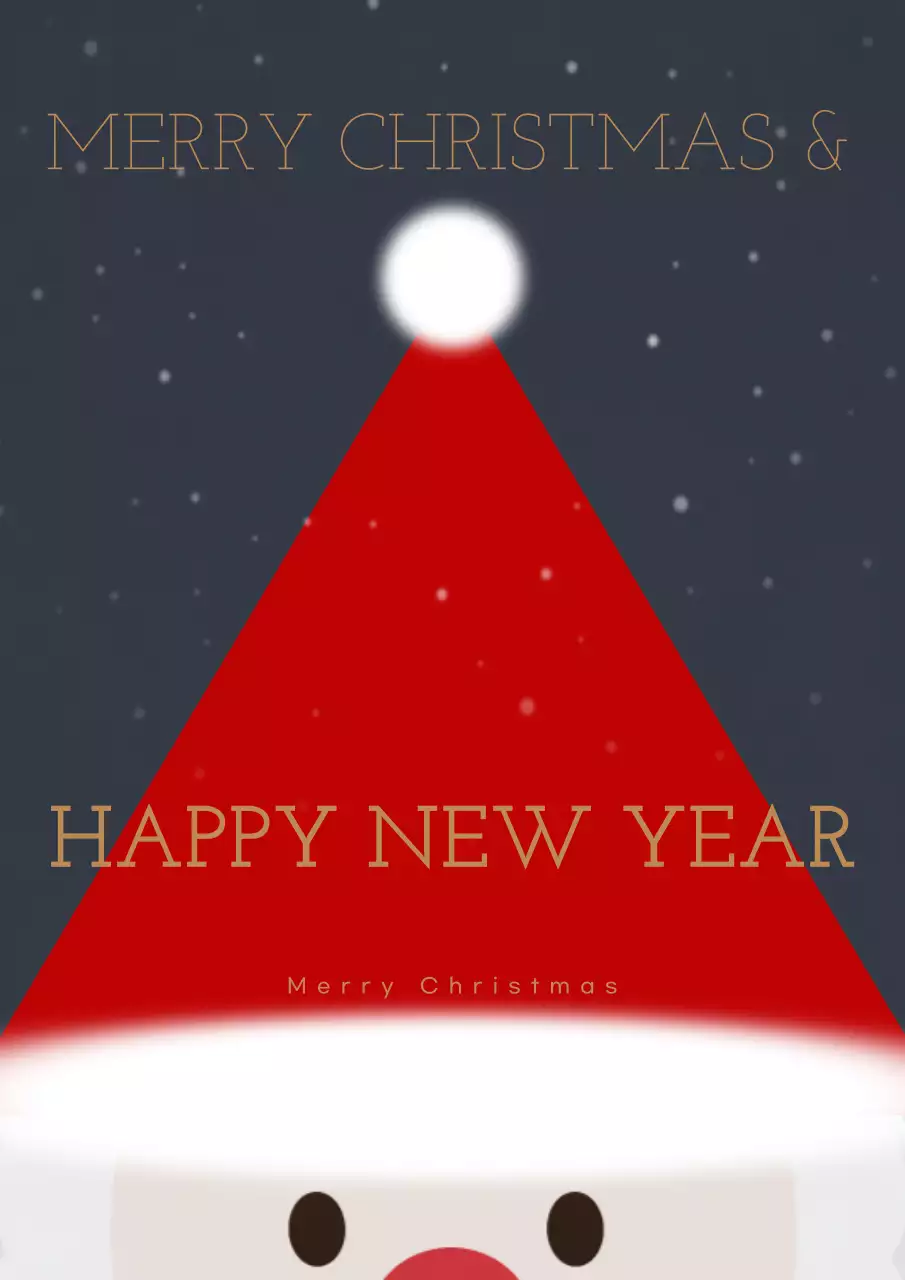 Poster Chúc Mừng Ngày Lễ Tối Giản Màu Đỏ