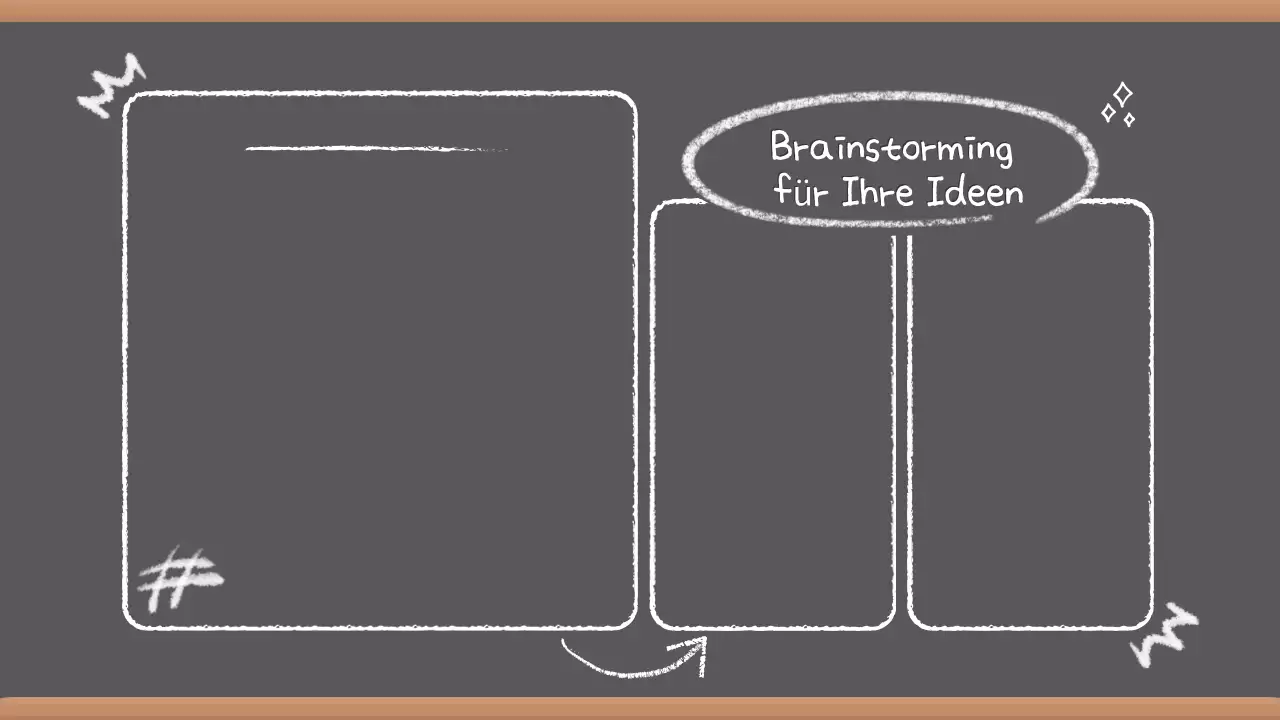 Grey Vintage Brainstorming Präsentation