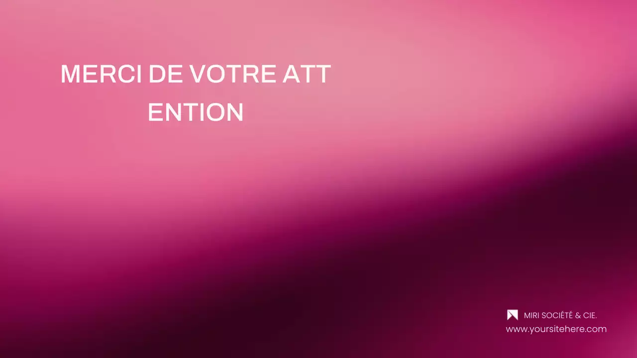 document de proposition de projet moderne rose