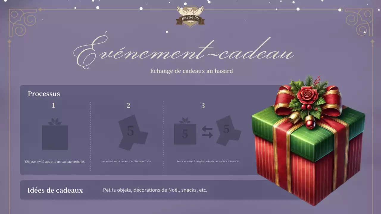 invitation de Noël classique beige