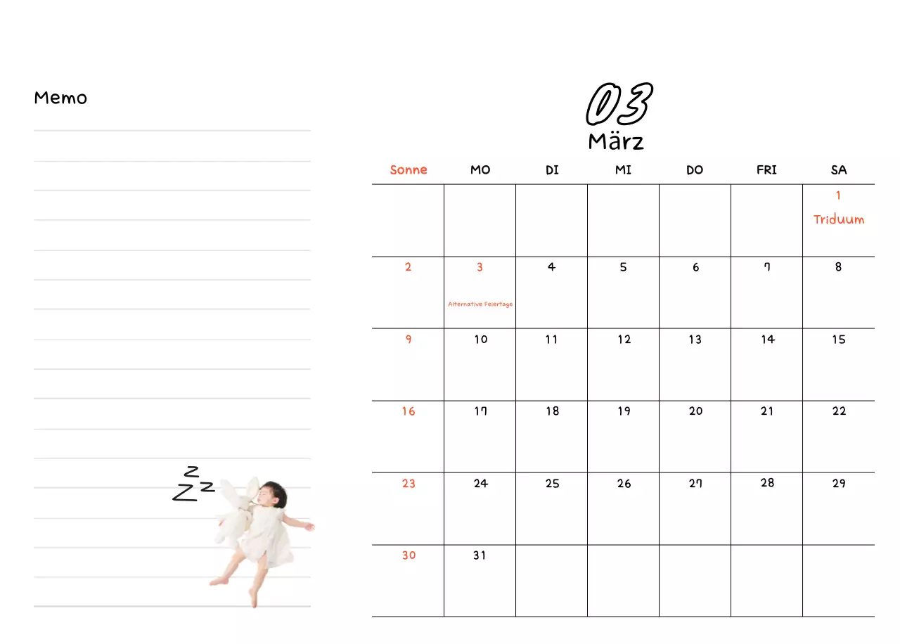 Weißes und hübsches Neujahrstagebuch