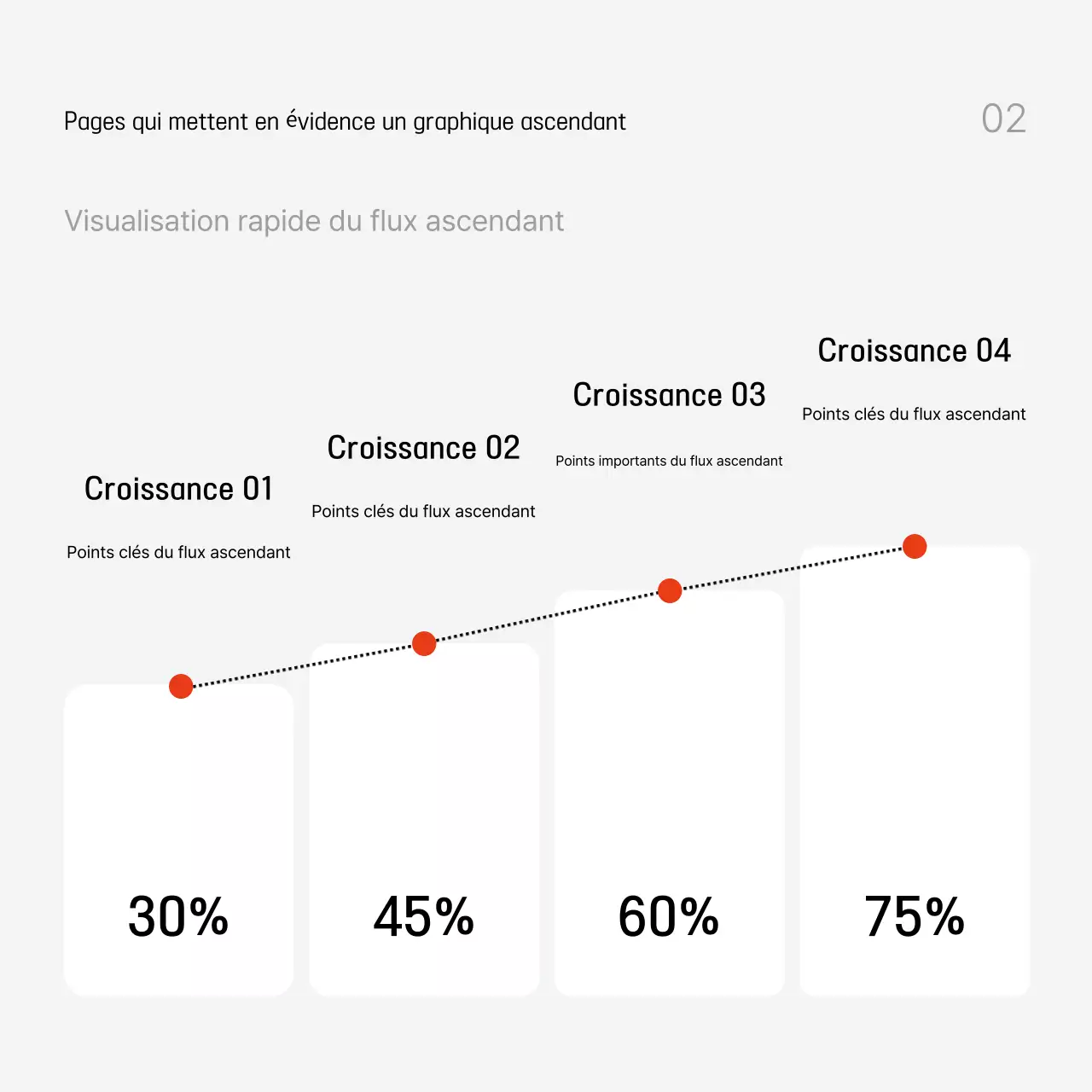Annonces de presse modernes et grises