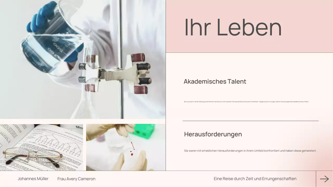 Rosa moderne Biographie Klasse